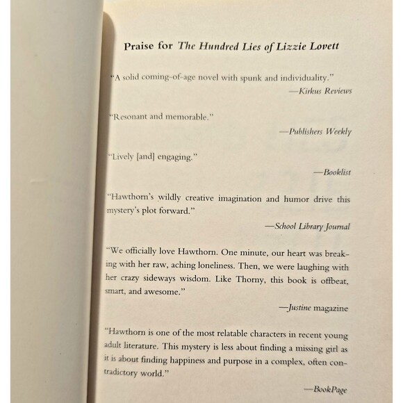 The Hundred Lies of Lizzie Lovett by Sedoti, Chelsea - Picture 2 of 9